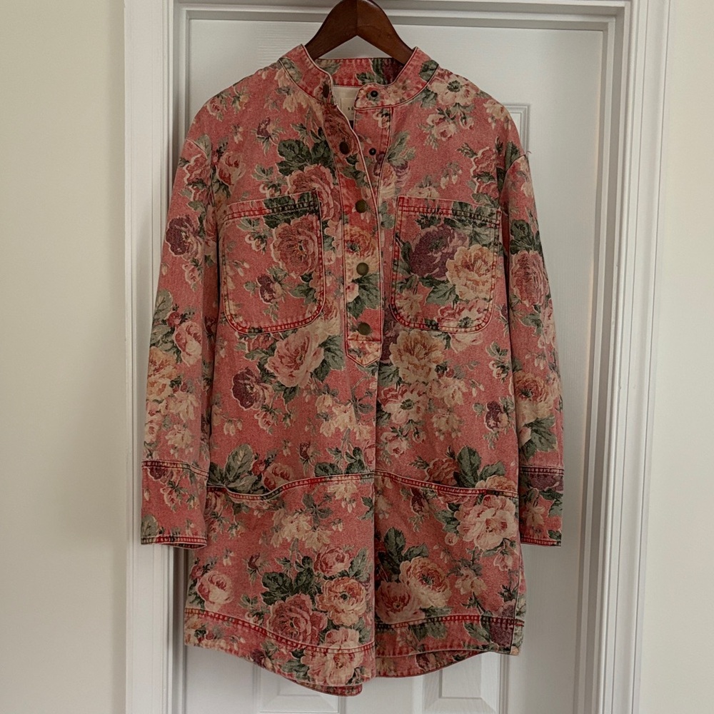 Sezane 100% Cotton Button Salome Dress